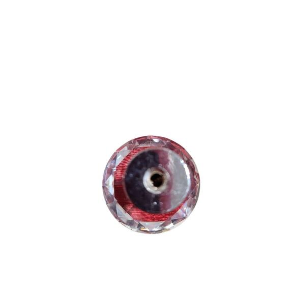 Cabinet Knobs Drawer Pulls Diamond Shape Crystal‎ Glass 5 Pieces #4 - Picture 3 of 4